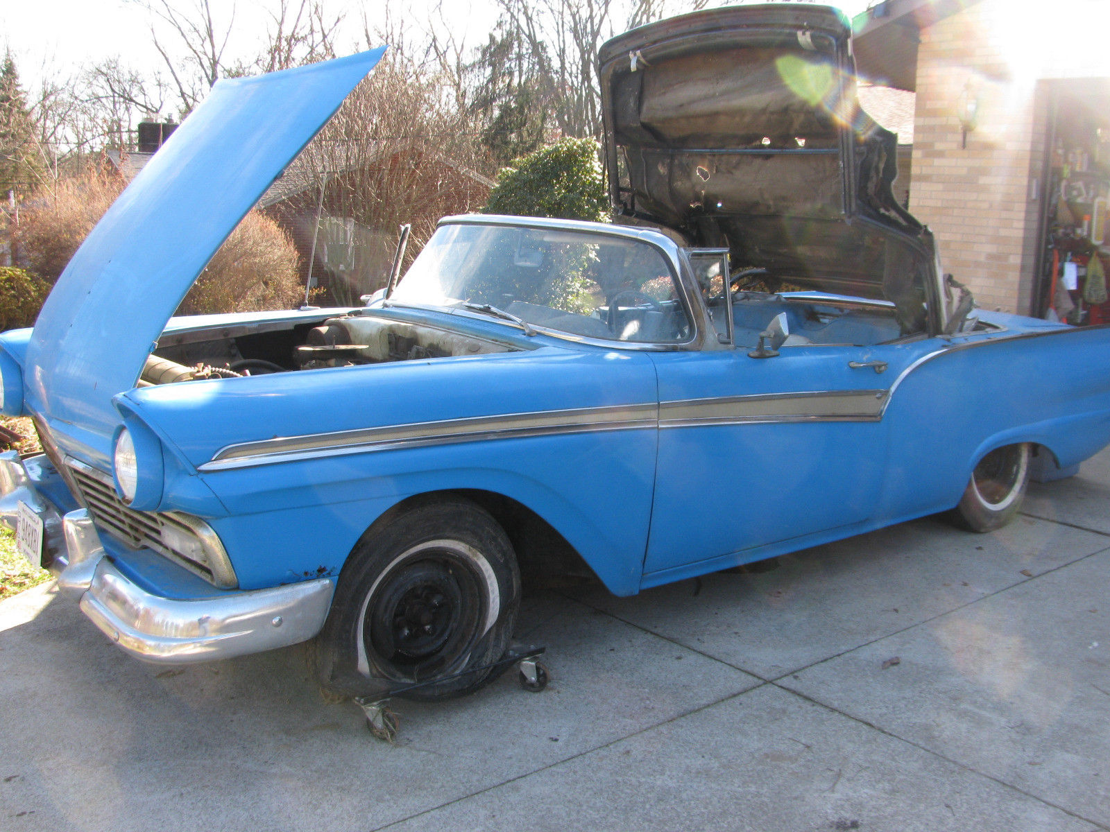used Ford Fairlane 1957 vin: C7FC261003
