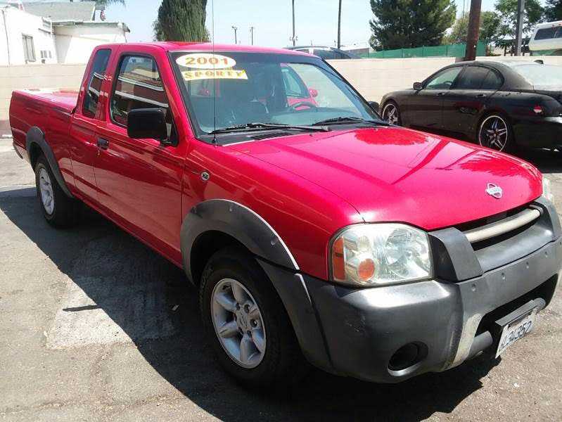 2001 nissan frontier red