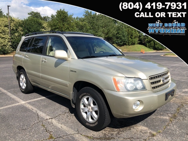 Toyota Highlander 2003 $6570.00 incacar.com